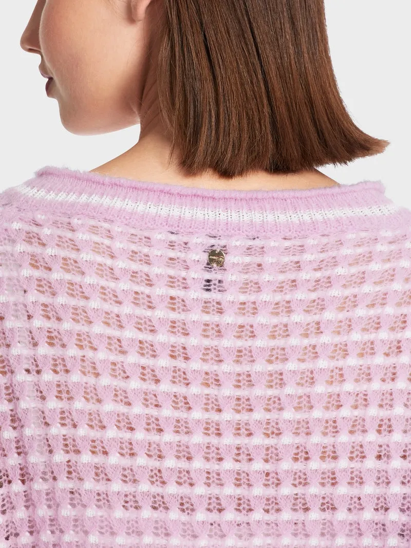 WAFFLE KNITED SWEATER