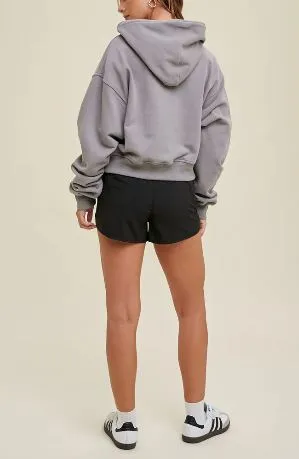 Wishlist Grey Hooded Sweatshirt